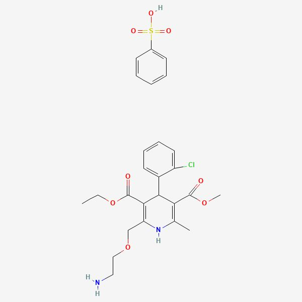 Amlodipine besilate (besylate)-এর রাসায়নিক গঠন